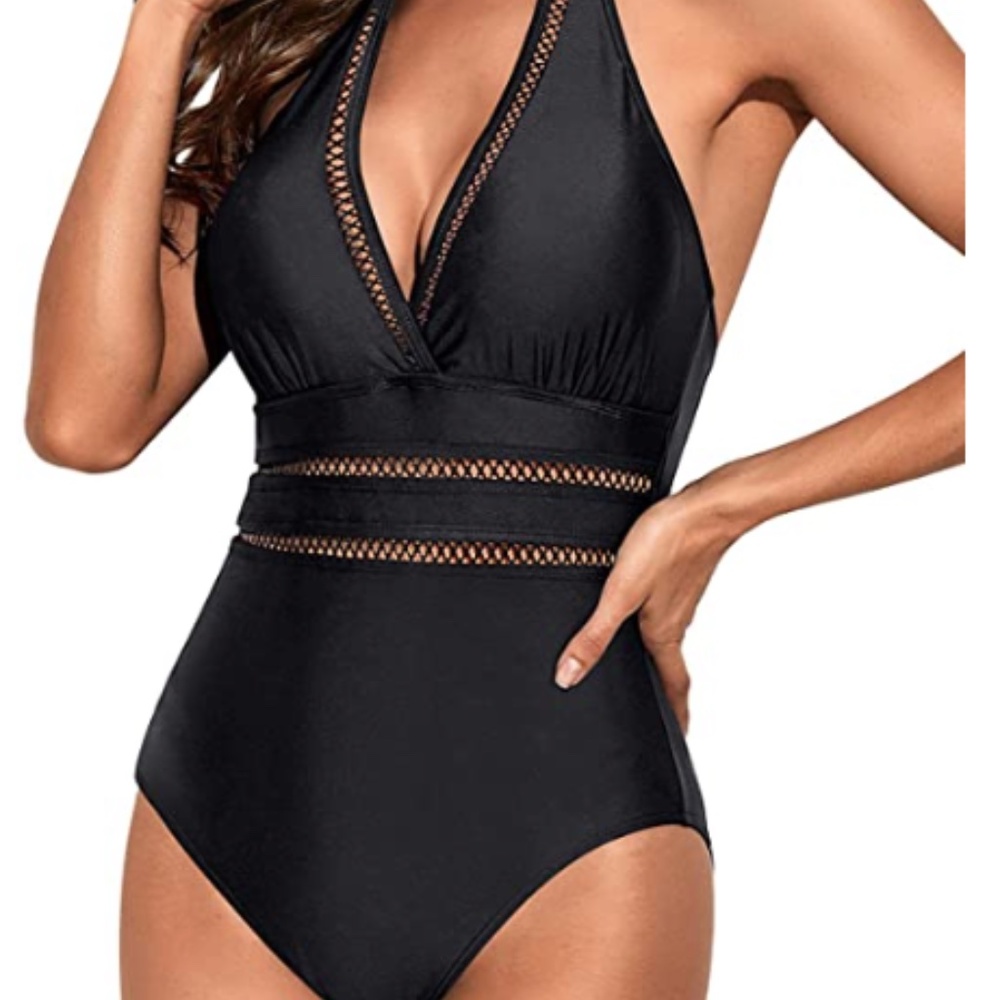 Elegant Black Women's Swimsuit